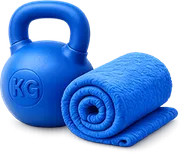 Ícono de gimnasio representando prendas deportivas